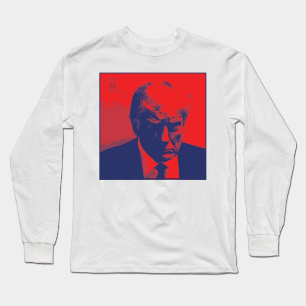 Trump Mugshot Long Sleeve T-Shirt by winstongambro